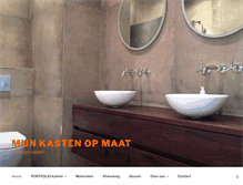 Tablet Screenshot of mijnkastenopmaat.nl